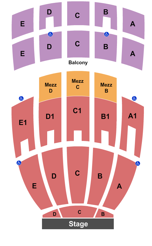 Indiana University Auditorium Book of Mormon Seating Chart
